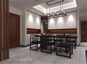 广州市骏文雅苑新中式局改